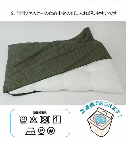 日本製 大判長座布団カバー 68×120cm 洗える ごろ寝カバー 和柄シリーズ 和テイストの長座布団カバー 和 長座布団 座布団 カバー クッション 角 シート 国産 おしゃれ かわいい(代引不可)【メール便配送】