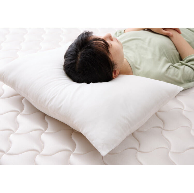 ウォッシャブル枕 43×63cm 日本製 東レ ダニゲル セベリス TORAY 東レ中綿使用 抗菌 防臭 保温 軽量 かさ高 弾力性 ホテル仕様 肩こり 首こり 国産 安眠 マクラ まくら 洗える ヌード ヌード枕