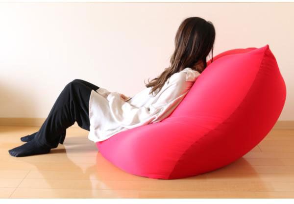 ビーズクッション 特大 大きい ソファ もちもち 175L 補充 マイクロビーズ 日本製 国産 おしゃれ かわいい 大きめ 座椅子 ごろ寝 一人掛け 新生活 足枕 DaractionII(ダラクション2)(代引不可)