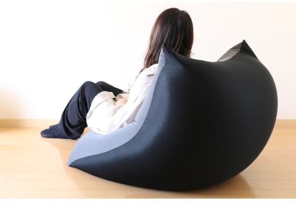 ビーズクッション 特大 大きい ソファ もちもち 175L 補充 マイクロビーズ 日本製 国産 おしゃれ かわいい 大きめ 座椅子 ごろ寝 一人掛け 新生活 足枕 DaractionII(ダラクション2)(代引不可)