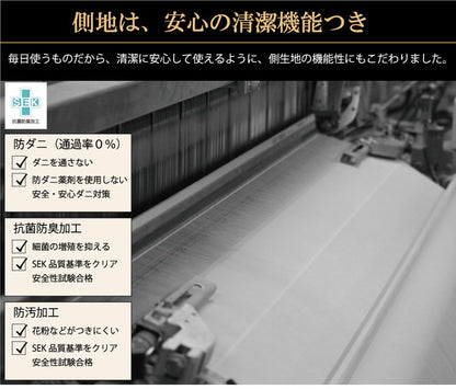 羽毛布団 クイーン ロング 日本製 ホワイトダックダウン 93% 350dp 1.6kg 掛け布団 掛布団 羽毛ふとん 冬用 暖かい あったか 立体キルト 滅菌 2倍洗浄 防ダニ抗菌防臭防汚(代引不可)