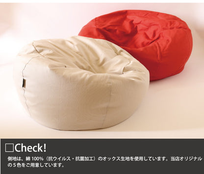 ビーズクッション 抗ウイルス 抗菌 日本製 大きい 洗える ビーズソファー マイクロビーズ 極小ビーズ フルテクト flutect シキボウ 除菌 国産ビーズチェア 1人用(代引不可)