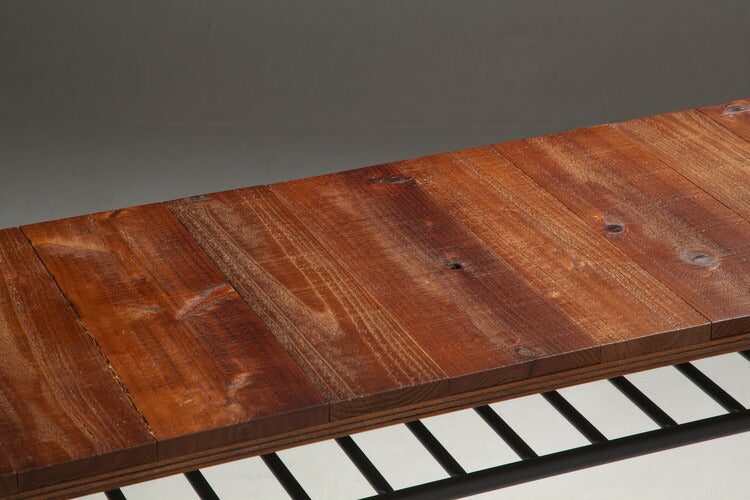 カウンターテーブル 幅120cm 天然木 パイン材 おしゃれ 北欧 ヴィンテージ PCデスク デスク 書斎 カウンター 新生活 一人暮らし(代引不可)