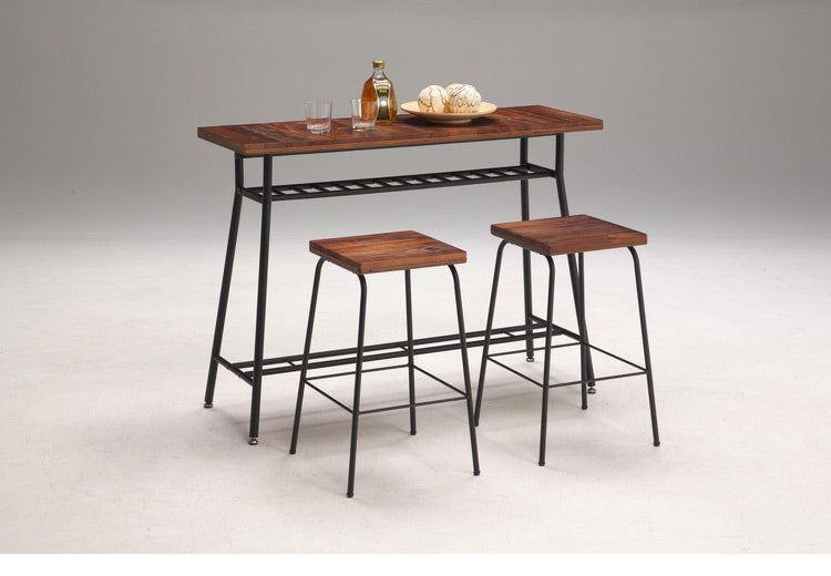 カウンターチェア パイン材 天然木 ヴィンテージ おしゃれ 北欧 カウンターイス いす 椅子 木製 スリム 一人暮らし 新生活(代引不可)