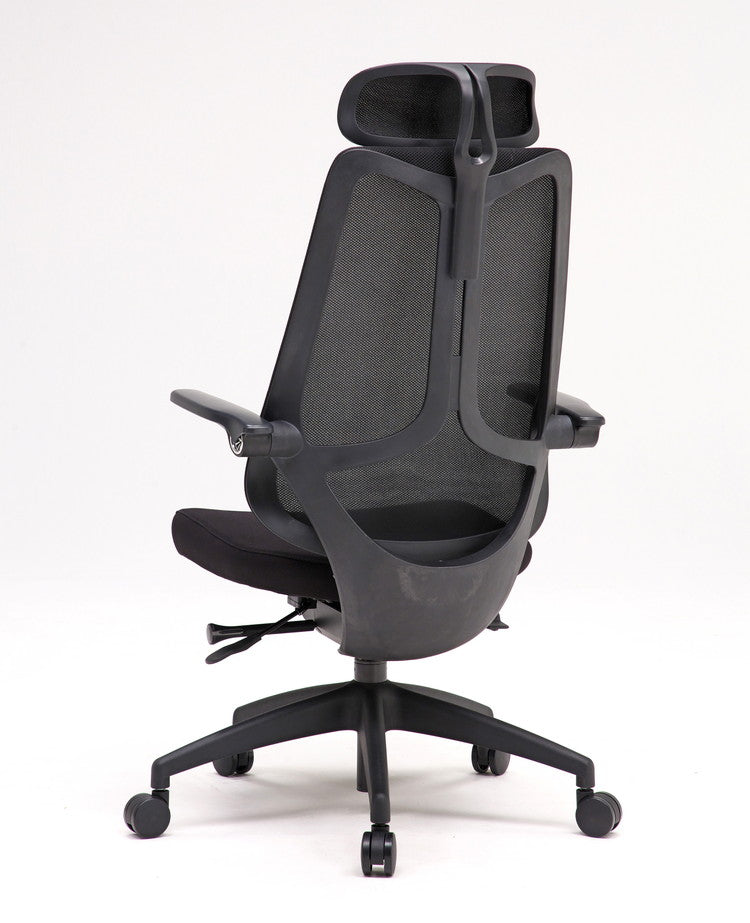 オフィスチェア ヘッドレスト 高さ調節 おしゃれ ゲーミングチェア メッシュ ハイバック アームレスト 肘置き 肘掛け キャスター付き 書斎 チェア 椅子 いす イス(代引不可)