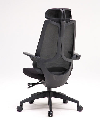 オフィスチェア ヘッドレスト 高さ調節 おしゃれ ゲーミングチェア メッシュ ハイバック アームレスト 肘置き 肘掛け キャスター付き 書斎 チェア 椅子 いす イス(代引不可)