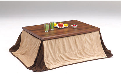 こたつテーブル 幅105cm 長方形 木製 継脚 高さ調節 センターテーブル ローテーブル 省エネ 節電 エコ 暖房器具 リビング ダイニング おしゃれ 北欧 インテリア 炬燵 コタツ シンプル(代引不可)