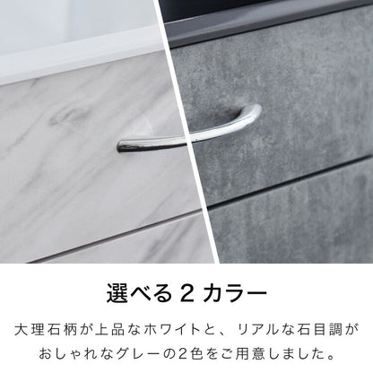 デスクワゴン 単品 3段 キャスター付き デスク下収納 石目調 コンクリート調 おしゃれ 北欧 モダン 高級感 一人暮らし サイドチェスト 収納ワゴン デスクチェスト デスクキャビネット(代引不可)