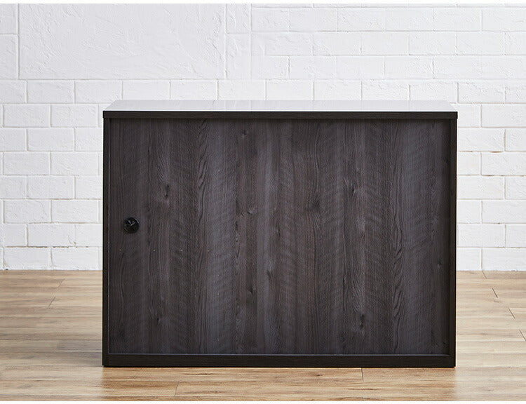 キッチンカウンター 間仕切り 幅120 奥行41 高さ90 ステンレス天板 完成品 セラミック調 グレー 背面化粧 フルオープンレール レンジ台(代引不可)