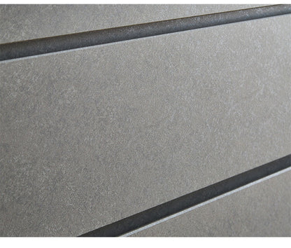 キッチンカウンター 間仕切り 幅90 奥行41 高さ90 ステンレス天板 完成品 セラミック調 グレー 背面化粧 フルオープンレール レンジ台(代引不可)