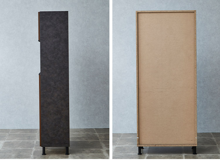 シューズボックス ハイタイプ 幅75cm ミラー付き 国産 完成品 奥深 靴箱 下駄箱 シューズラック 玄関 収納 大川家具 おしゃれ 北欧 玄関収納(代引不可)