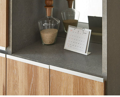 シューズボックス ハイタイプ 幅75cm ミラー付き 国産 完成品 奥深 靴箱 下駄箱 シューズラック 玄関 収納 大川家具 おしゃれ 北欧 玄関収納(代引不可)