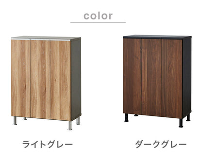 シューズボックス ロータイプ 幅75cm 国産 完成品 奥深 靴箱 下駄箱 シューズラック 玄関 収納 大川家具 おしゃれ 北欧 玄関収納(代引不可)