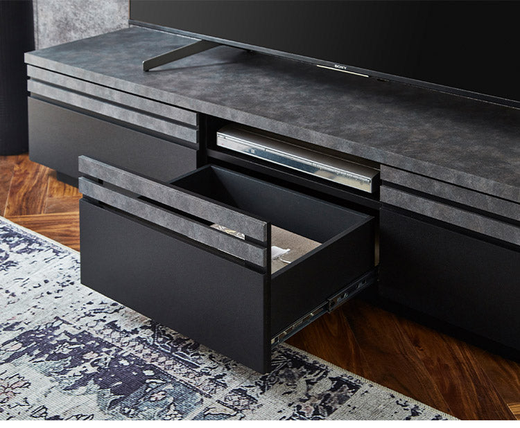 テレビ台 幅180 木製 国産 高級感 収納 キャドラ テレビボード ローボード テレビラック TV台 フルオープンレール リビング ダイニング 引き出し 棚 おしゃれ 北欧 家具 収納家具 モダン シンプル(代引不可)