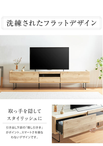 テレビ台 幅180 奥行き39 高さ44 木製 白 ナチュラル 木目 ホワイト天板 オレフィン 収納 おしゃれ ローボード 脚付きテレビ台 テレビボード TV台 TVボード テレビラック(代引不可)