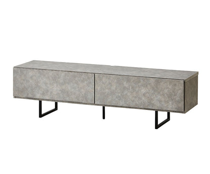 テレビ台 幅150 奥行40 高さ40 完成品 セラミック調 グレー ブラウン 脚付きテレビ台 ローボード テレビボード TV台 TVボード(代引不可)