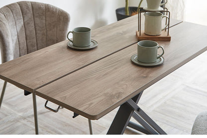 リフトテーブル 昇降式テーブル 幅120cm メラミン天板 高さ調節 ローテーブル 昇降テーブル おしゃれ 北欧 ナチュラル モダン カフェ センターテーブル ワークデスク ダイニング 折りたたみ(代引不可)