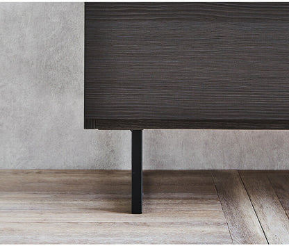 テレビ台 幅150 奥行40 高さ40 完成品 セラミック調 グレー ブラック ガラス 脚付きテレビ台 ローボード テレビボード TV台 TVボード(代引不可)