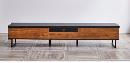 テレビ台 幅210 木製 日本製 完成品 収納 モダン 北欧 おしゃれ ブラウン ナチュラル 背面配線 引き出し ローボード 脚付きテレビ台 テレビボード TV台 TVボード テレビラック 新生活(代引不可)