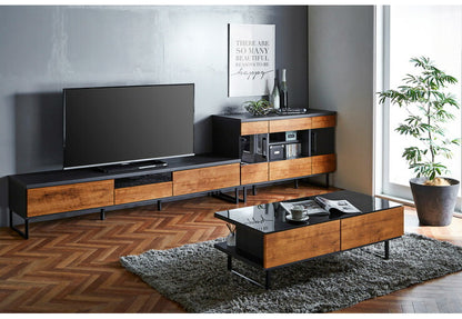 テレビ台 ミドルボード 幅109.5 奥行き44.5 高さ77 日本製 大川家具 完成品 キャビネット 42インチ 32インチ 52インチ(代引不可)