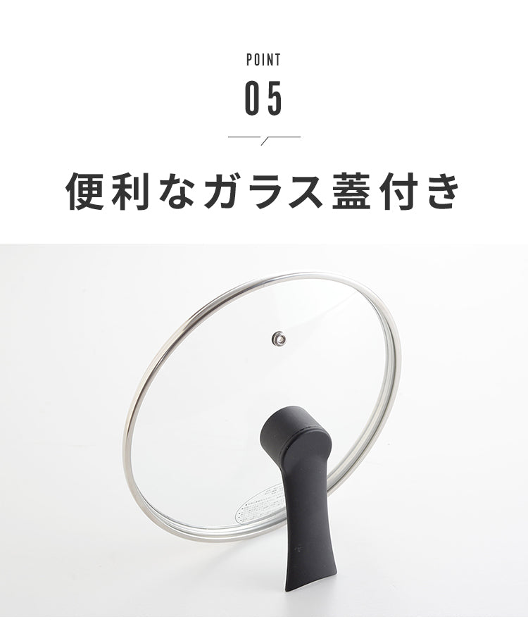 蓋付き センターエッグトリプルパンmini 20cm 深型 仕切り付き フライパン IH対応 PFOAフリー お弁当 同時調理 時短 時短調理 茹で 玉子焼き器 卵焼き器 コンパクト 油跳ね防止 蒸し焼き