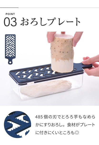 日本製 燕三条 スライサー7点セット 千切り おろし器 ピーラー スライサー 安全ホルダー 収納ケース セット スライサーセット 千切りスライサー ステンレス 逸品物創 A-77723 アーネスト