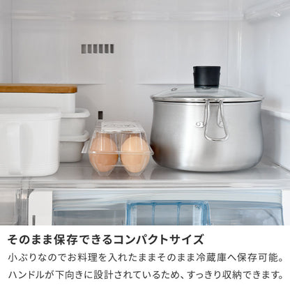 日本製 燕三条 ステンレスマルチポット 18cm 深型 ガラス蓋付き ガス火 IH対応 2.9L 逸品物創 ステンレス製 鍋 コンパクト スリム 片手鍋 揚げ鍋 天ぷら鍋 フライパン ミルクパン 78203