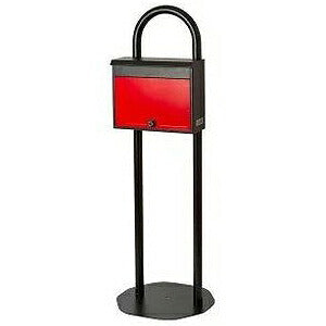 マイスタンドセット BZ52L RE レッド 自立式 ケイジーワイ工業 郵便ポスト 郵便受け スタンドポール付き(代引不可)