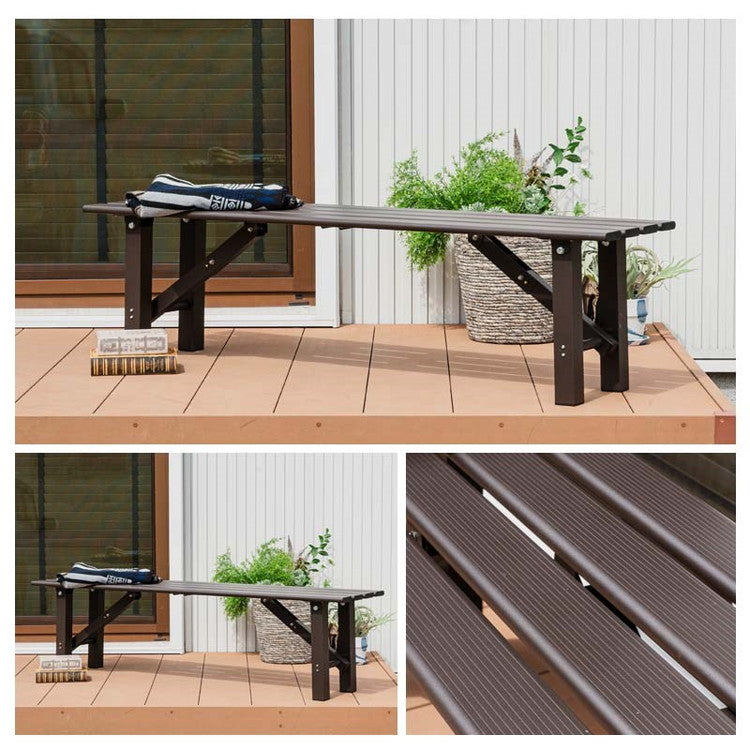 【5%OFF】ベンチ アルミベンチ 幅150cm アルミ 縁台 長椅子 椅子 1段 踏み台 アルミ踏み台 ステップ台 ステップ アルミステップ台(代引不可)