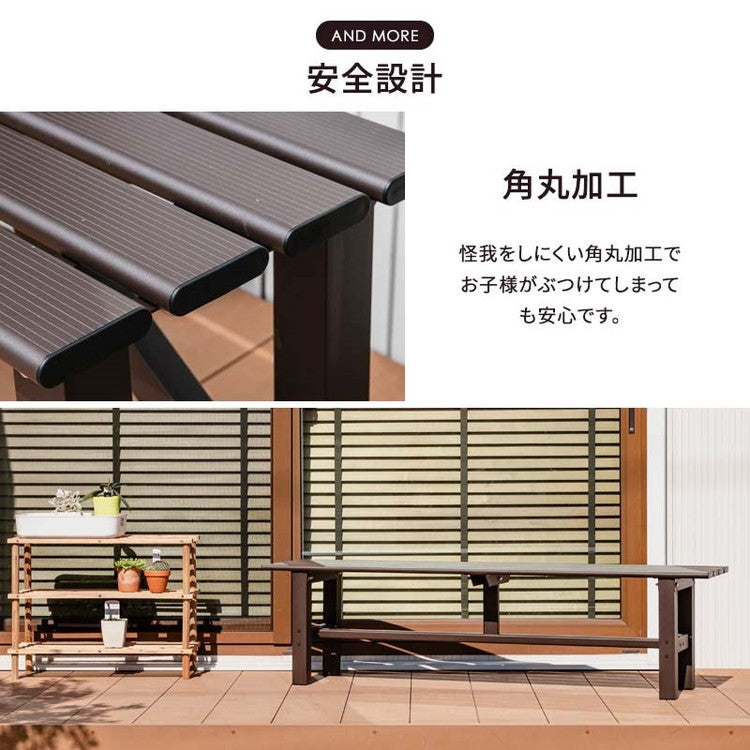 【5%OFF】ベンチ アルミベンチ 幅150cm アルミ 縁台 長椅子 椅子 1段 踏み台 アルミ踏み台 ステップ台 ステップ アルミステップ台(代引不可)