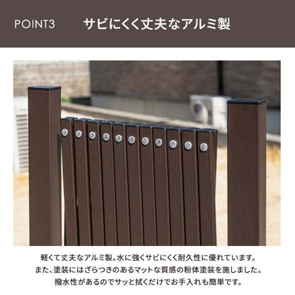 【5%OFF】伸縮式 アルミゲート 幅59~510cm キャスター付き シングル フェンス アルミフェンス 間仕切り ゲート 門扉 簡易 ガーデニング ペットゲート ペットフェンス(代引不可)