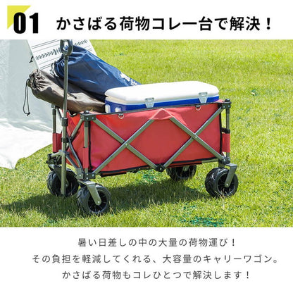 折りたたみ キャリーワゴン 大容量100L アーク キャリーカート 頑丈 耐荷重180kg コンパクト アウトドア ワゴン レジャーカート カート 小型 アウトドアカート キャンプ 簡単 キャンプ用品(代引不可)