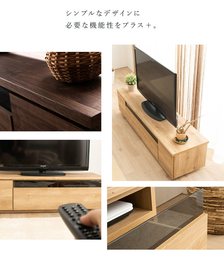 テレビ台 国産 180cm 完成品 デイジー テレビボード テレビラック ローボード 収納 棚 TV台 TVボード 日本製 配線スマート 木製(代引不可)