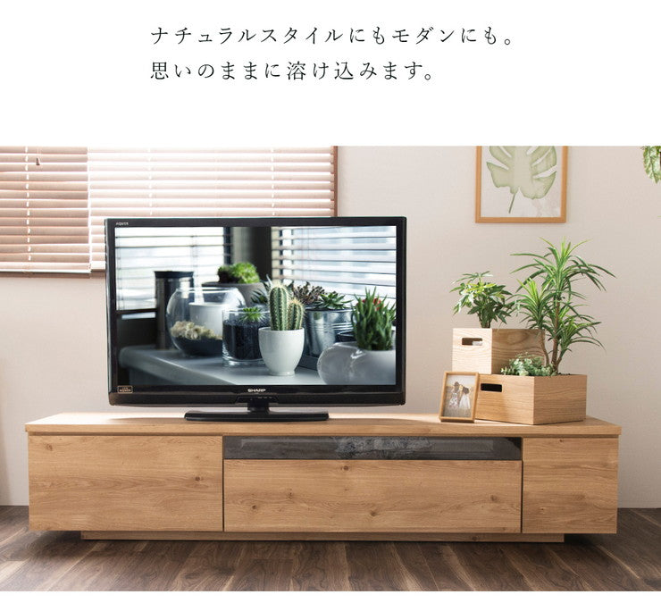 テレビ台 国産 180cm 完成品 デイジー テレビボード テレビラック ローボード 収納 棚 TV台 TVボード 日本製 配線スマート 木製(代引不可)