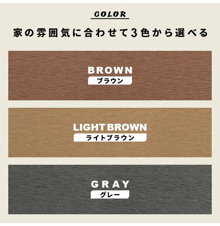 コーナー材 角材 [4本] 人工木デッキ用 ウッドデッキ DIY ガーデニング テラス ベランダ 人工木 おしゃれ キット デッキ ガーデンデッキ ステージ 庭 縁台 エクステリア 組立 DIYセット 水洗い代引不可)