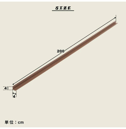 コーナー材 角材 [6本] 人工木デッキ用 ウッドデッキ DIY ガーデニング テラス ベランダ 人工木 おしゃれ キット デッキ ガーデンデッキ ステージ 庭 縁台 エクステリア 組立 DIYセット 水洗い代引不可)