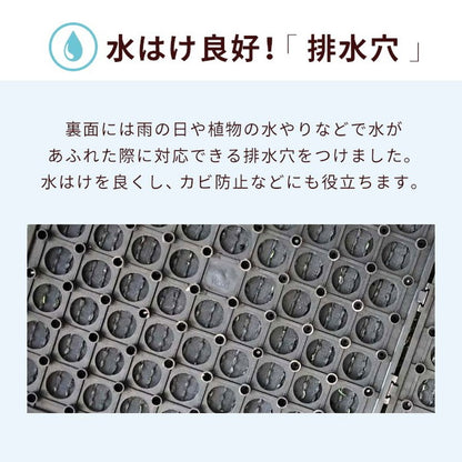 【5%OFF】人工芝 芝タイル 32枚入り 幅30cm 人工芝パネル ジョイント式 芝生 ベランダ 庭 ガーデニング ガーデン DIY セット 2.8平米 デッキ 正方形 屋外(代引不可)