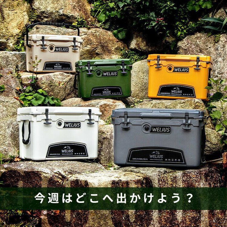 ハードクーラーボックス 42.6L 1年保証 6日間0度をキープする高い保冷力 優れた耐久性 クーラーボックス クーラーBOX 釣り キャンプ BBQ バーベキュー 運動会 海水浴 アウトドア スポーツ(代引不可)