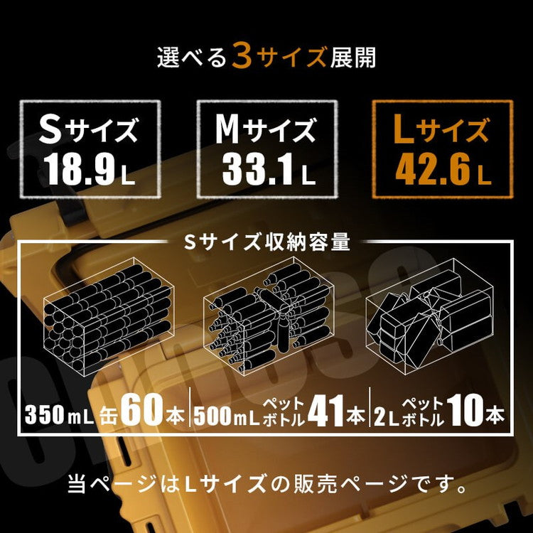 ハードクーラーボックス 42.6L 1年保証 6日間0度をキープする高い保冷力 優れた耐久性 クーラーボックス クーラーBOX 釣り キャンプ BBQ バーベキュー 運動会 海水浴 アウトドア スポーツ(代引不可)