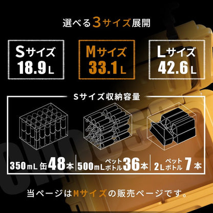 ハードクーラーボックス 33.1L 1年保証 6日間0度をキープする高い保冷力 優れた耐久性 クーラーボックス クーラーBOX 釣り キャンプ BBQ バーベキュー 運動会 海水浴 アウトドア スポーツ(代引不可)
