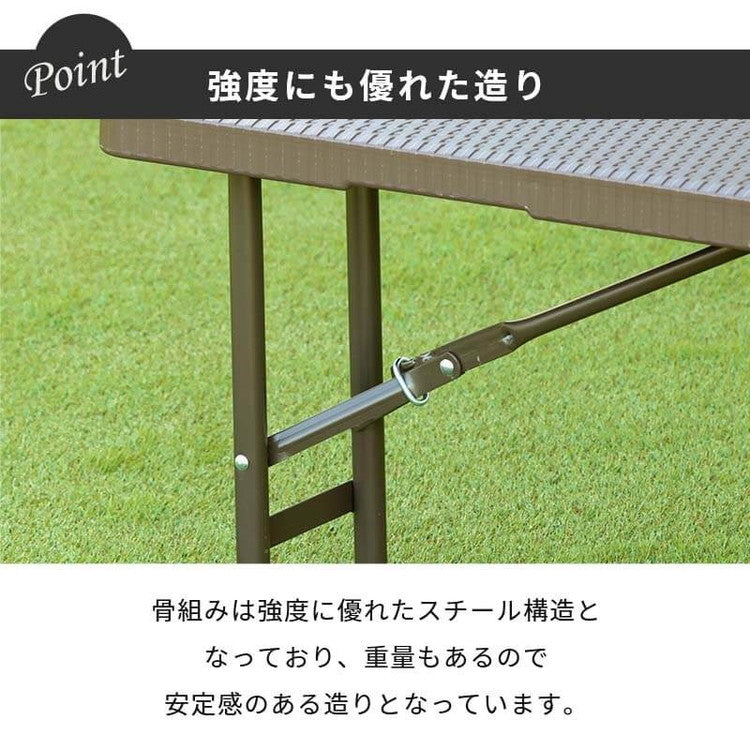 【5%OFF】ラタン調 折りたたみ ガーデンベンチ マカティ 幅122cm 折りたたみ ベンチ 椅子 チェア 屋外 アウトドア ベランダ テラス 折り畳み コンパクト ガーデンファニチャー(代引不可)