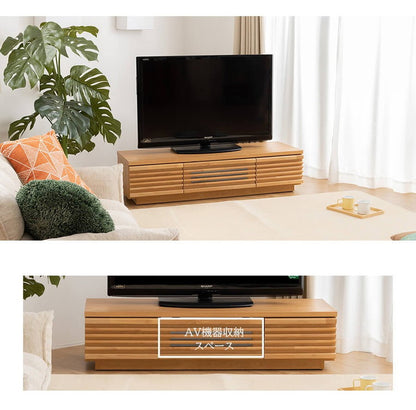 完成品 国産 格子状 テレビ台 幅120cm 天然木 テレビボード TVボード アルダー 無垢使用 木 天然木 高級感 ローボード120(代引不可)