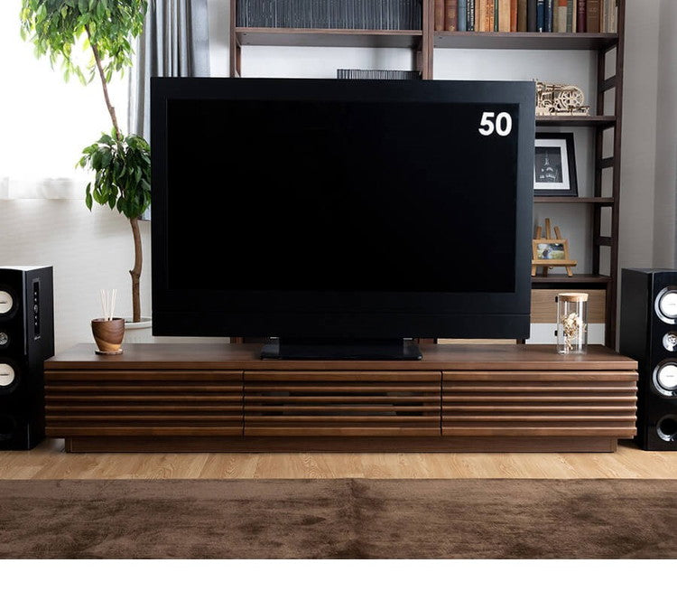完成品 国産 格子状 テレビ台 幅180cm 天然木 テレビボード TVボード アルダー 無垢使用 木 天然木 高級感 ローボード120(代引不可)