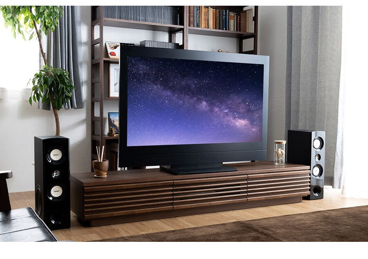 完成品 国産 格子状 テレビ台 幅180cm 天然木 テレビボード TVボード アルダー 無垢使用 木 天然木 高級感 ローボード120(代引不可)