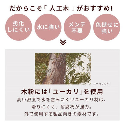 【5%OFF】人工木 ウッドタイル 32枚入り 幅30cm ウッドパネル ウッドデッキ ジョイント式 タイル ベランダ 庭 ガーデニング ガーデン DIY セット 2.8平米 デッキ 正方形 屋外(代引不可)