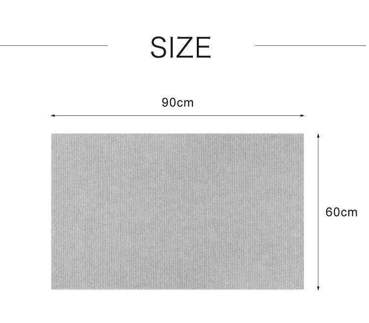 サンコー おくだけ吸着 タイルマット 60×90cm 4枚入 日本製 はっ水 撥水 滑り止め ずれない 洗える 洗濯可 ジョイントマット タイル ペット マット 床暖房対応 国産 厚さ4mm 犬用 猫用 ペット用