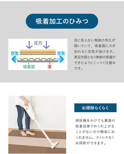 サンコー おくだけ吸着 タイルマット 60×90cm 8枚入 日本製 はっ水 撥水 滑り止め ずれない 洗える 洗濯可 ジョイントマット タイル ペット マット 床暖房対応 国産 厚さ4mm 犬用 猫用 ペット用