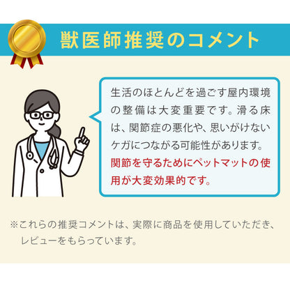 SankoPet 日本製 ペット用 マット タイルマット 36枚入 撥水 防水 滑り止め ズレない 洗える おくだけ吸着