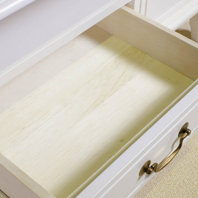 ローボード 幅150cm マホガ二ー材 完成品 ホワイト 高級感 エレガント ホワイト テレビ台 TV台 テレビボード リビングボード 収納 天然木 木製 引き出し 大容量 コンパクト 省スペース 上品 優雅(代引不可)