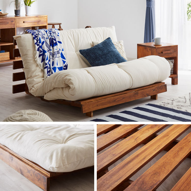 布団単品 ソファベッド 西海岸風 ステージベッド すのこベッド ベッド ソファ ソファーベッド スノコベッド 木製 北欧 ナチュラル シンプル 背もたれ カウチソファ インテリア おしゃれ オシャレ 寝具(代引不可)